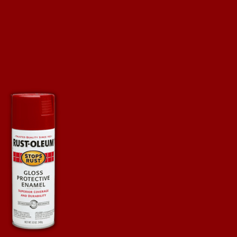 Rust-Oleum, Rust-Oleum Stops Rust Spray Paint Regal Red Gloss 12 oz.