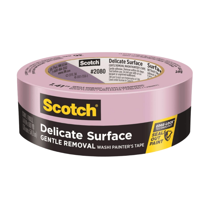 Scotch, Scotch Delicate Surface Painter's Tape Medium Strength 1.41 in x 60 yds.