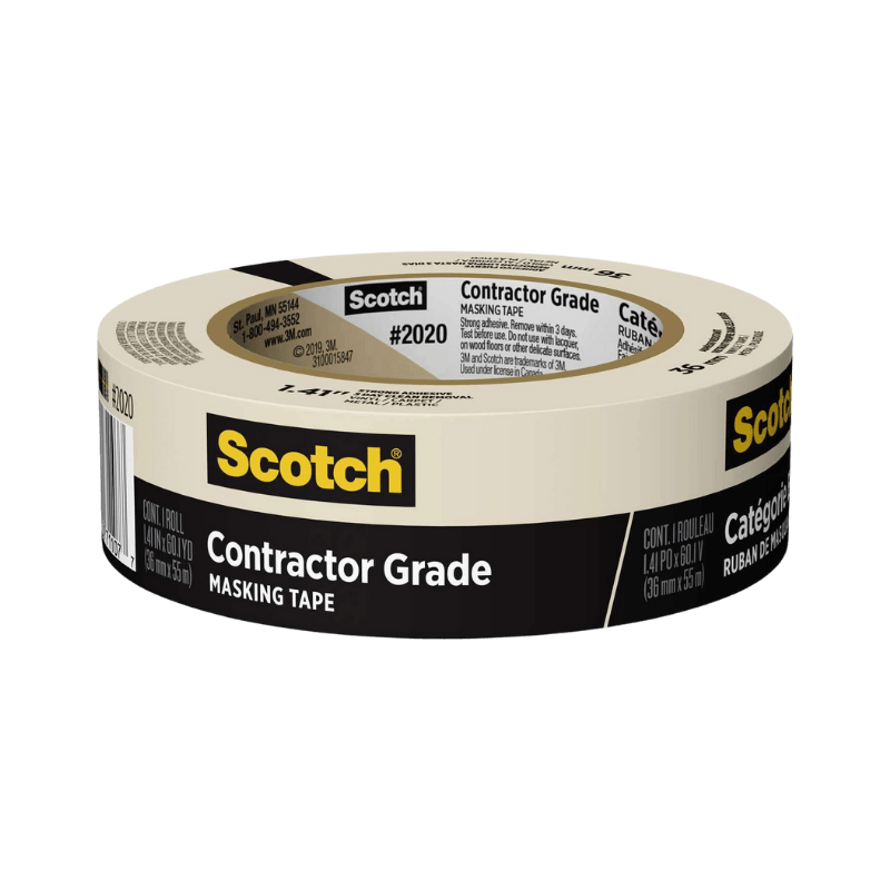 Scotch, Scotch Masking Tape Contractors Grade 1.41 x 60 yds.