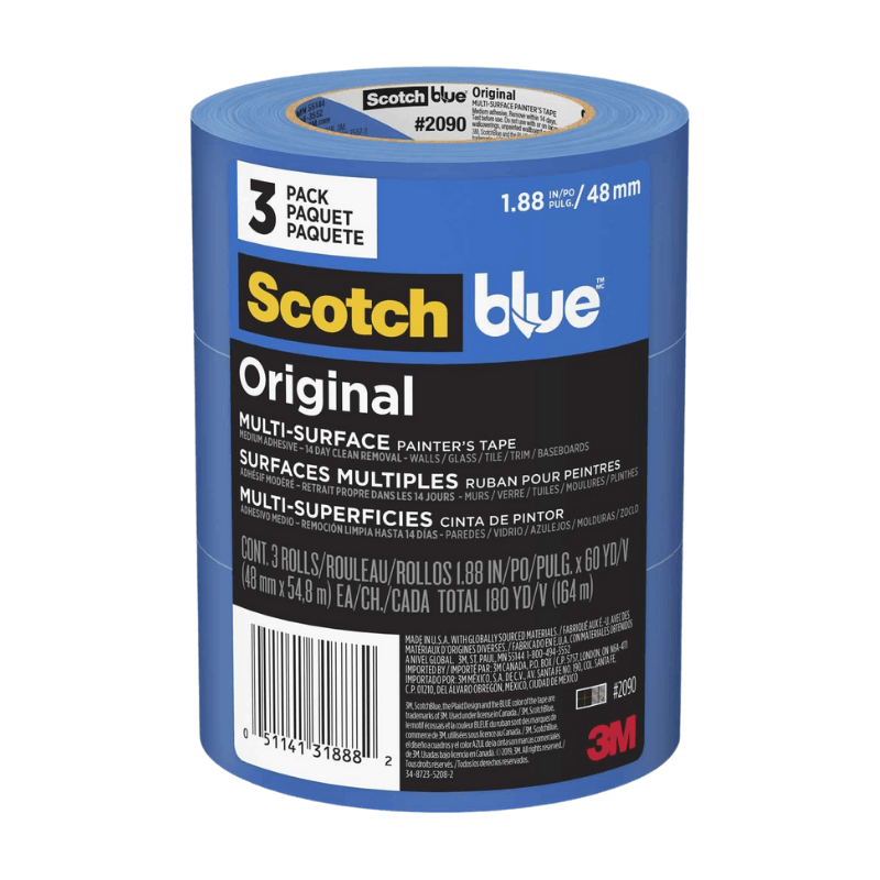 ScotchBlue, ScotchBlue Original Painter's Tape High Strength 1.88 x 60 yds. 3-Pack.