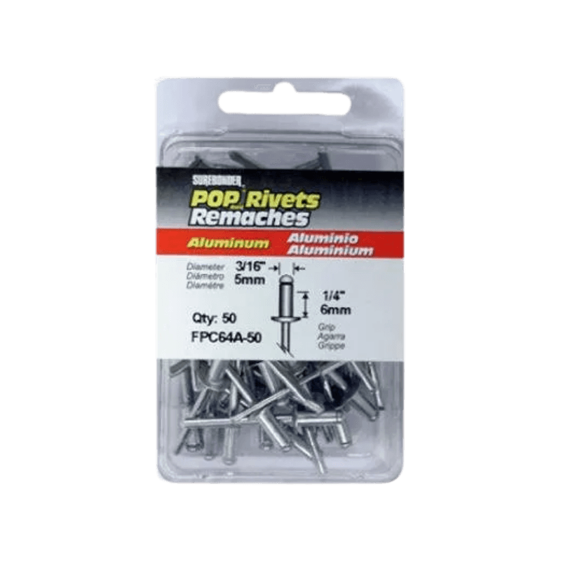 Surebonder, Surebonder Aluminum Medium Rivets 3/16-in. 50-Pack