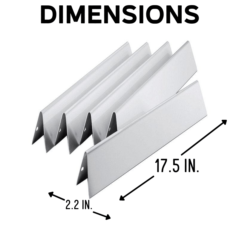 Weber, Weber Flavorizer Bar Stainless Steel 17.5" x 2.2"